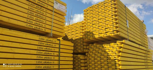 Dźwigary DOKA Top Blaty Płyty Sklejka szalunkowe Podpory