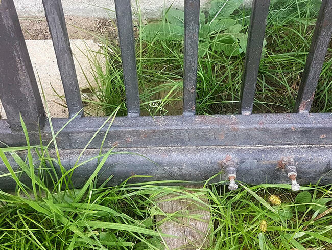 stalowa brama przesuwana 7m [w swietle 5m) + furtka