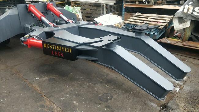 Szczęki DESTROYER do recyklingu pojazdów, samochód