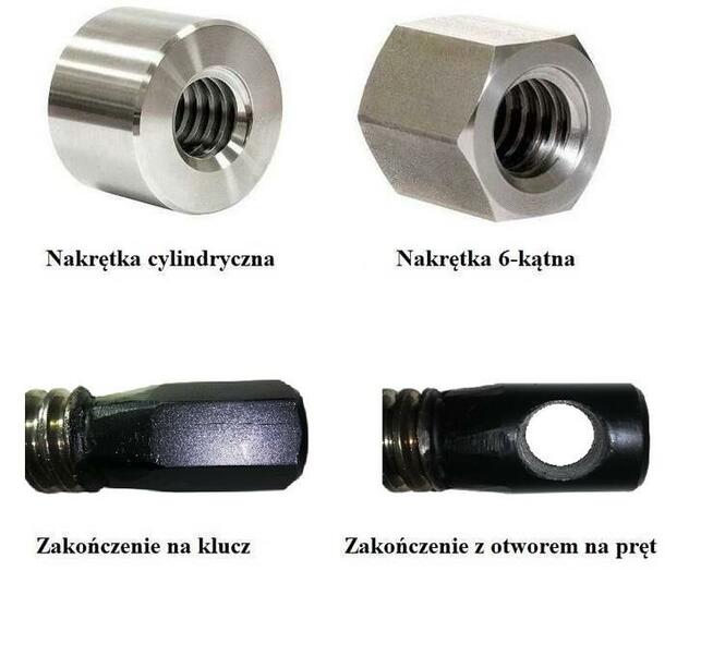 Ścisk stolarski do pras śruba trapezowa tr 30x6 prasa docisk