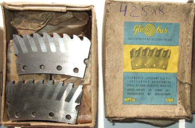 Segment NPTg Do Piła Segmentowa 400x4 NPTe 6 425x4 x 6 8 500