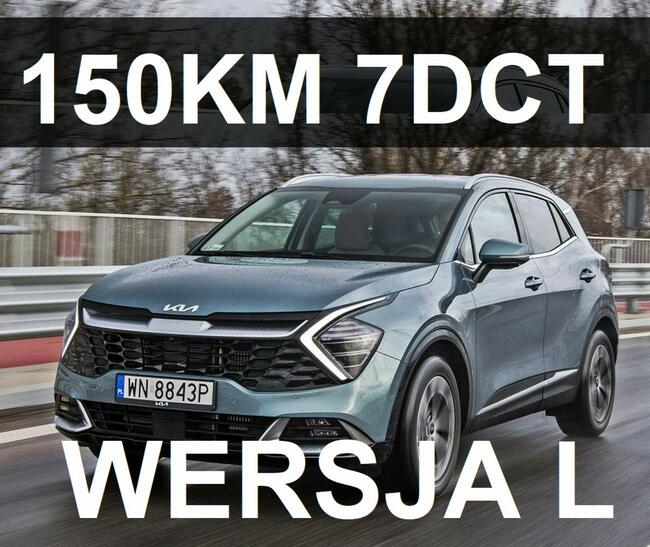 Kia Sportage Wersja L Hybryda 150KM 7DCT Aktywny Tempomat Kamera  19 felgi  1518zł