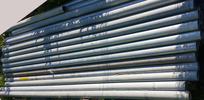 Rura ocynkowana długość ok 230 cm np na słupki ogrodzeniowe