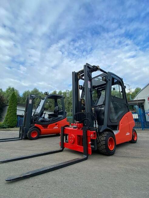 nowy wózek widłowy gazowy 7 ton LPG Triplex długie Widły