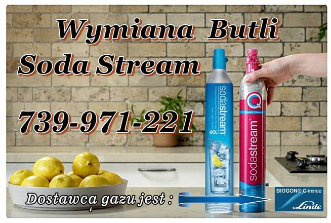 SodaStream- wymiana butli