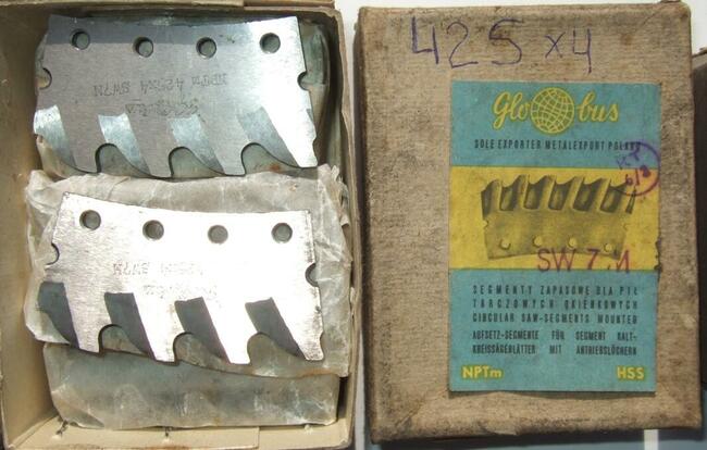 Segment NPTg Do Piła Segmentowa 400x4 NPTe 6 425x4 x 6 8 500