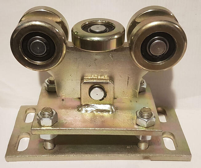 Wózek z regulacją wys. brama przesuwna profil 60x60x3