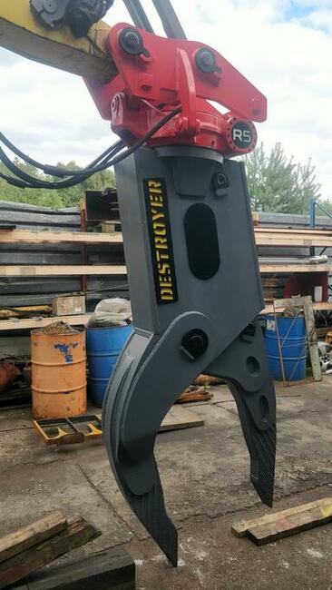 Szczęki DESTROYER do recyklingu pojazdów, samochód