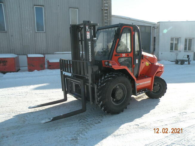 terenowy wózek widłowy nowy 4x4 Goodsense 5 ton -