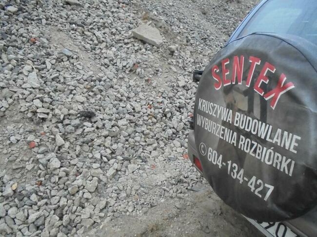 przekrusz betonowy gruz kruszony Olsztyn sprzedaż gruzu