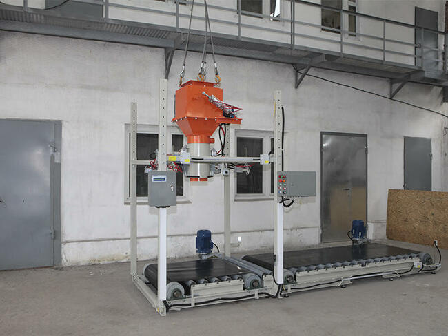 Maszyna do pakowania w worki Big-Bag z przenośnikiem