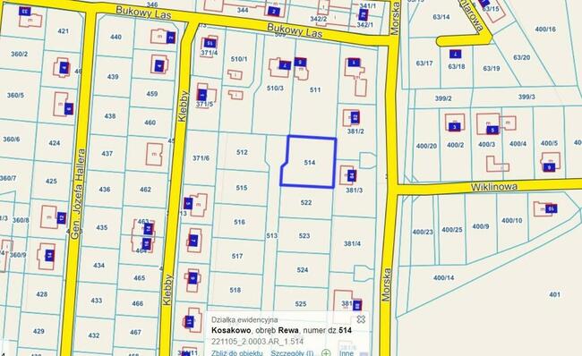 Atrakcyjna działka w Rewie blisko morza