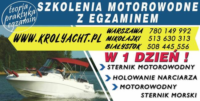 Sternik motorowodny w jeden dzień