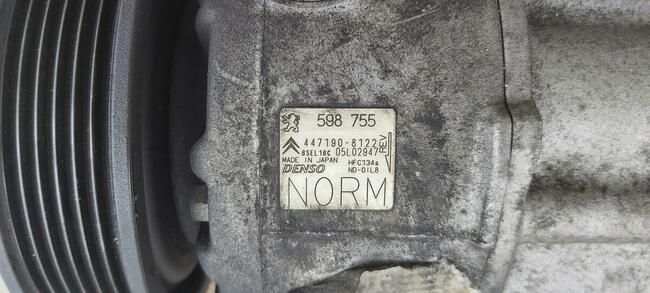 Citroen Peugeot kompresor sprężarka klimatyzacji 598 755