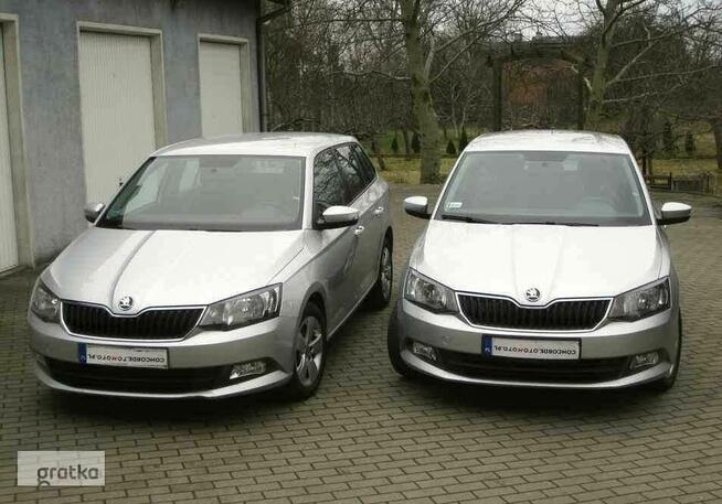 Wynajem aut samochód Uber Bolt Fabia LPG Taxi car for rent