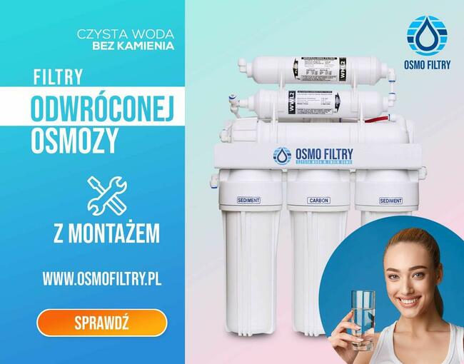 Filtr do Wody Odwróconej Osmozy RO6 Montaż Odwrócona Osmoza