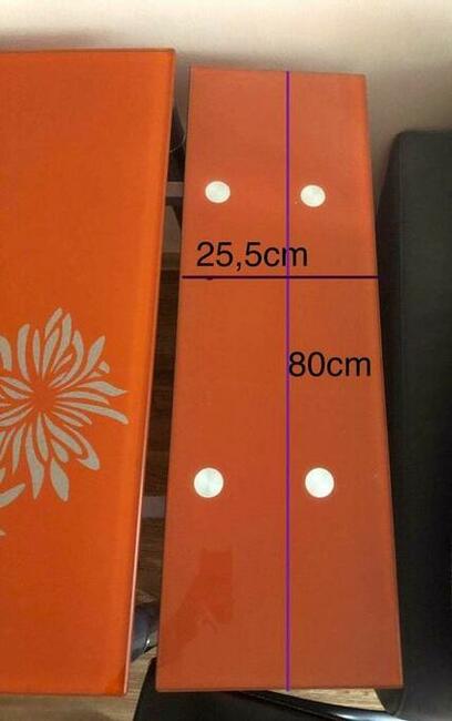 Stół szklany rozkładany