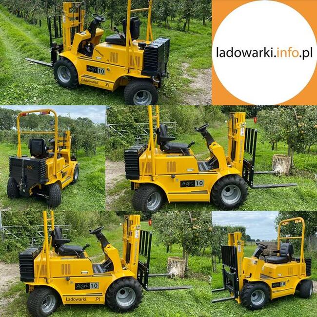 Wózek widłowy, terenowy - Eurotrac Agri-10