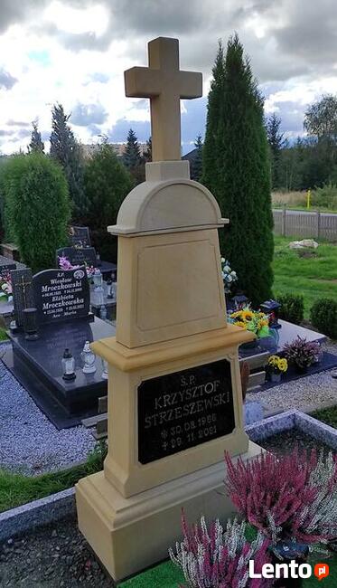 Elementy architektury budowlanej i ogrodowej z piaskowca