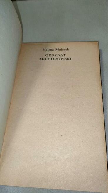 „Ordynat Michorowski” Helena Mniszek + GRATIS książka