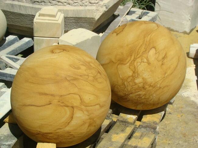 Kula fi 60cm z piaskowca - naturalny kamień