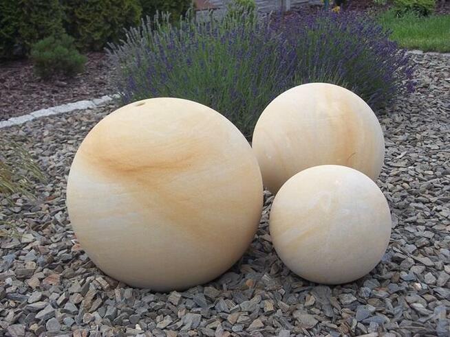 Kula fi 60cm z piaskowca - naturalny kamień