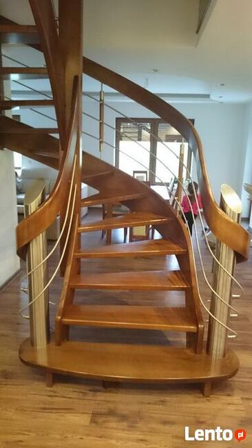 Schody z drewna