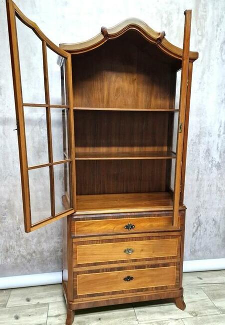 Witryna , biblioteka biedermeier / mebel antyk