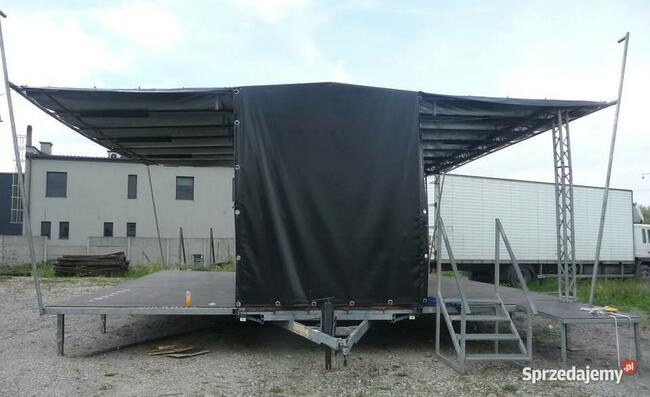 Scena Estrada 6x8m mobilna przyczepa dach sceniczny