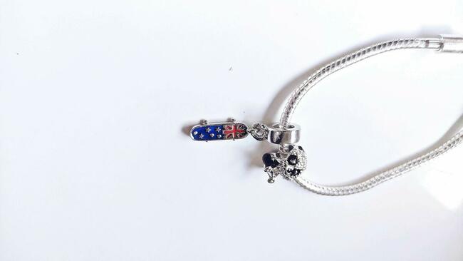 Bransoletka regulowana modułowa pandorka charmsy zawieszki