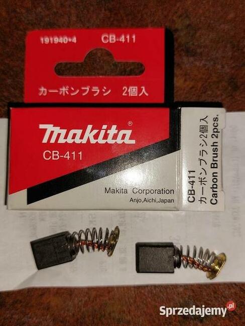 Makita nowe szczotki węglowe cb-411 191940*4