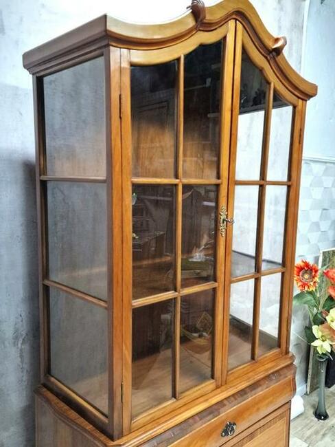 Witryna , biblioteka biedermeier / mebel antyk
