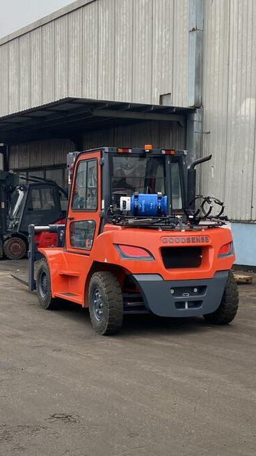 Wózek widłowy 7 ton Nowy - LPG Triplex Kabina z Pozycjonerem