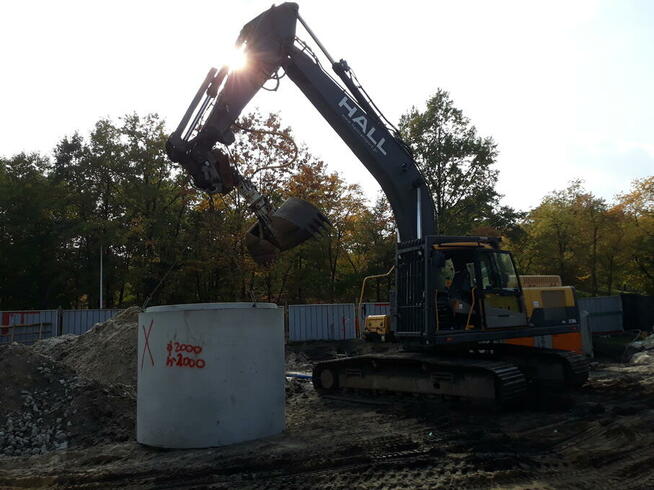 Usługi koparką, prace ziemne, wyburzenia, kuciekruszenieprze