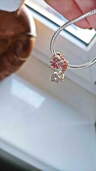 Bransoletka regulowana modułowa pandorka charmsy zawieszki