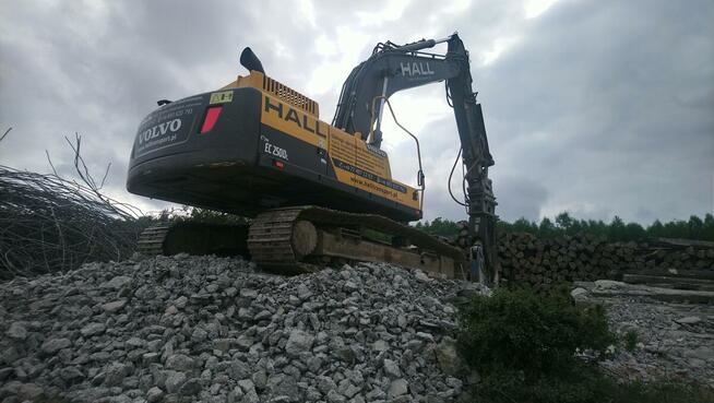 Usługi koparką, prace ziemne, wyburzenia, kuciekruszenieprze