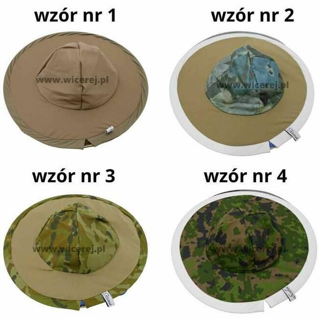 Kapelusz Pszczelarski Ochronny z materiałem z tyłu Bawełna