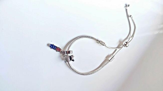 Bransoletka regulowana modułowa pandorka charmsy zawieszki