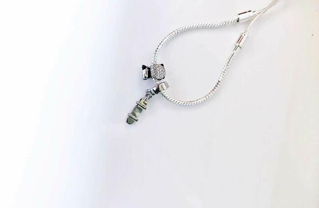 Bransoletka regulowana modułowa pandorka charmsy zawieszki