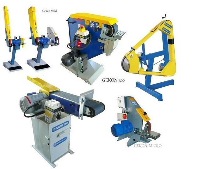 Szlifierki taśmowe do metalu - stacjonarne przemysłowe