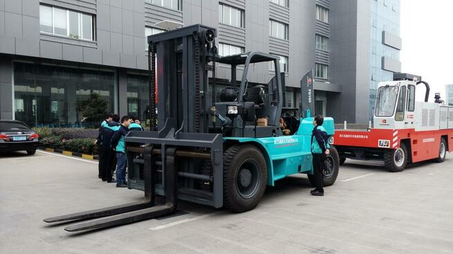 Wózek widłowy 7 ton Nowy - LPG Triplex Kabina z Pozycjonerem