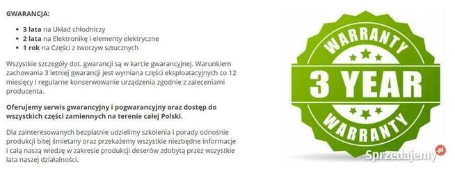 Automat maszyna do bitej śmietany Carpigiani GBG 150l/h