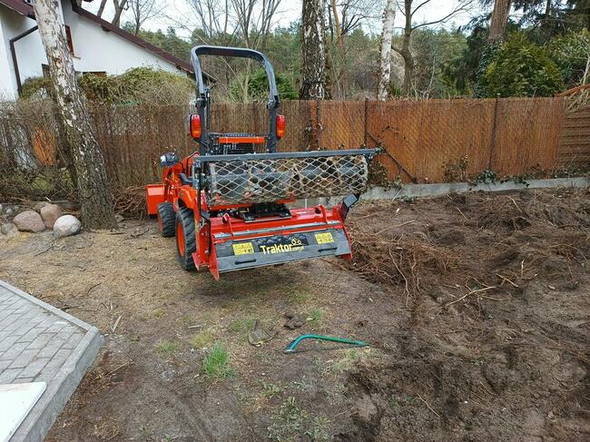 Glebogryzarka separacyjna usługi czyszczenie działek