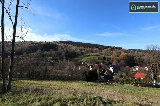 Widokowa, duż działka w Stryszawie.