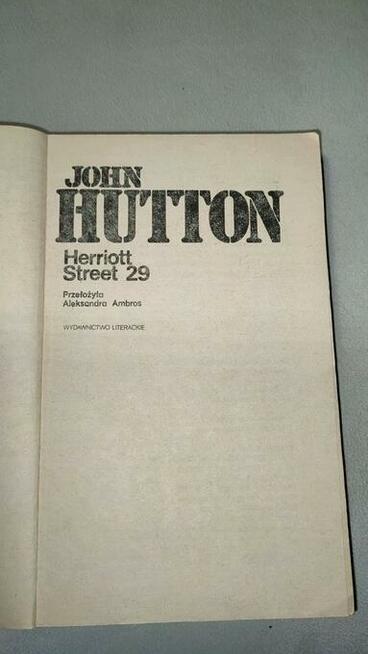 „Herriott Street 29” John Hutton + GRATIS książka