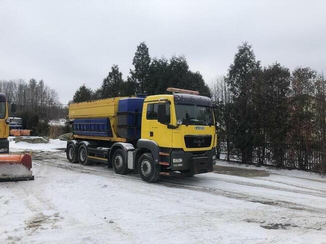 MAN TGS 32.340 Piaskarka solarka Schmidt stratos 8x4 2011