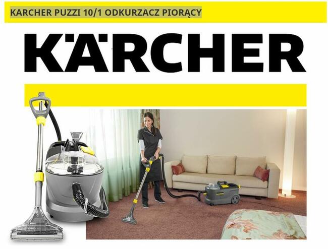 Odkurzacz piorący KARCHER PUZZI 10/1 - wynajem