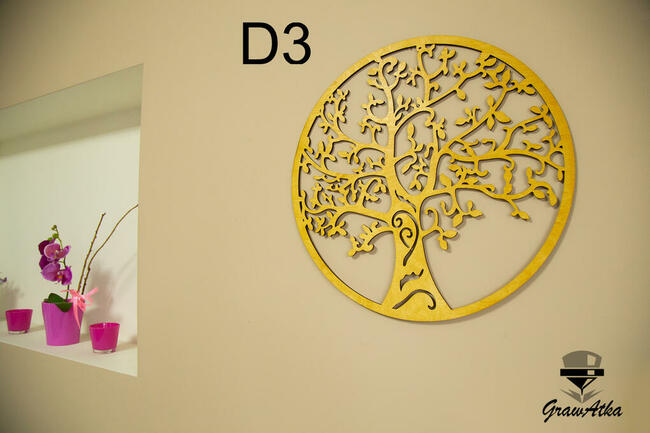 Obraz Drzewo Życia Ażurowy panel dekoracyjny GrawAtka