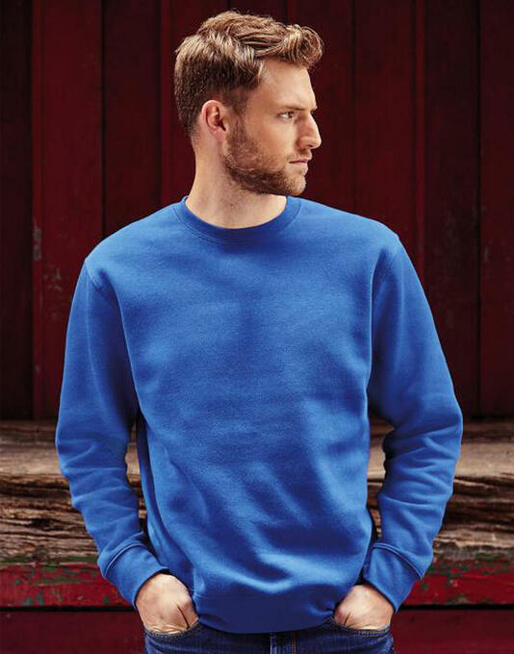 Bluza męska SET-IN kolor jasny brąz mocha RUSSELL