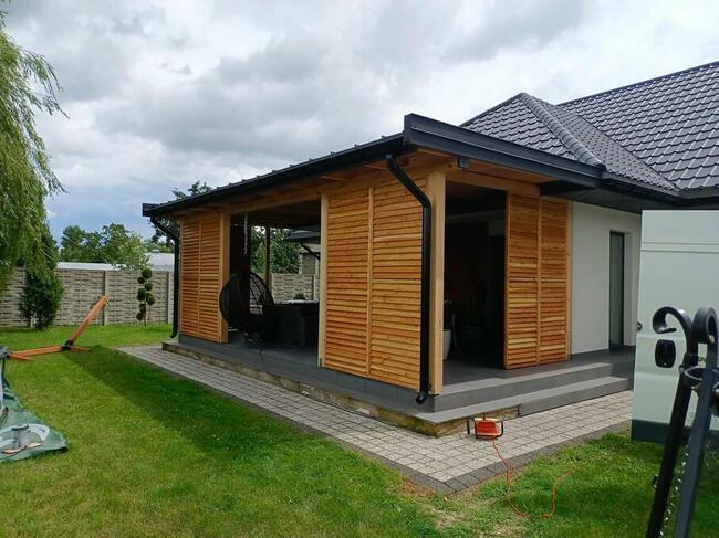 Żaluzje Regulowane Taras Ogród Altana